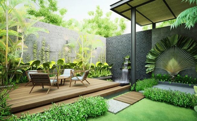 thiết kế sân vườn - kiến trúc penta